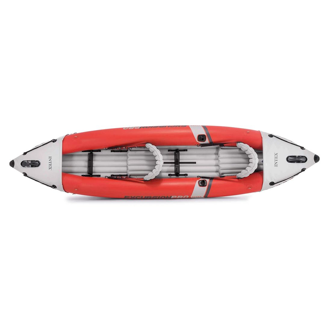 Intex 68309 Excursion Pro Inflatable 2 Person Vinyl Kayak - Red