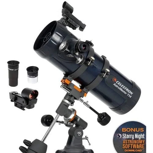 Celestron AstroMaster 114eq Reflector Telescope