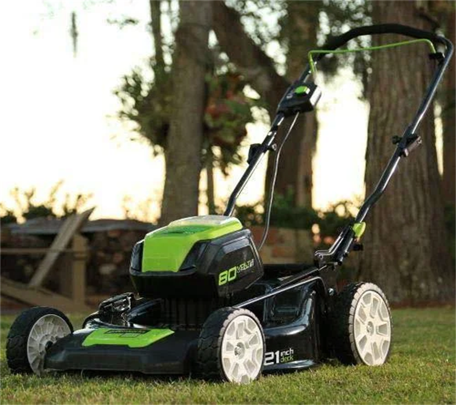 Greenworks GLM801602 Pro 21 3-In-1 Lawn Mower - 80 V