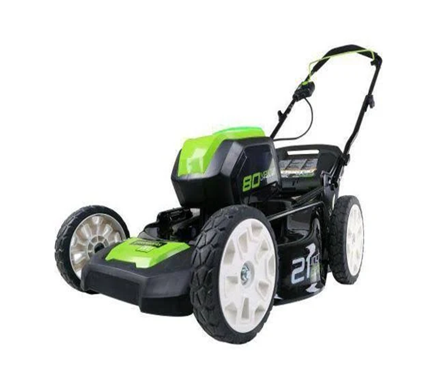 Greenworks GLM801602 Pro 21 3-In-1 Lawn Mower - 80 V