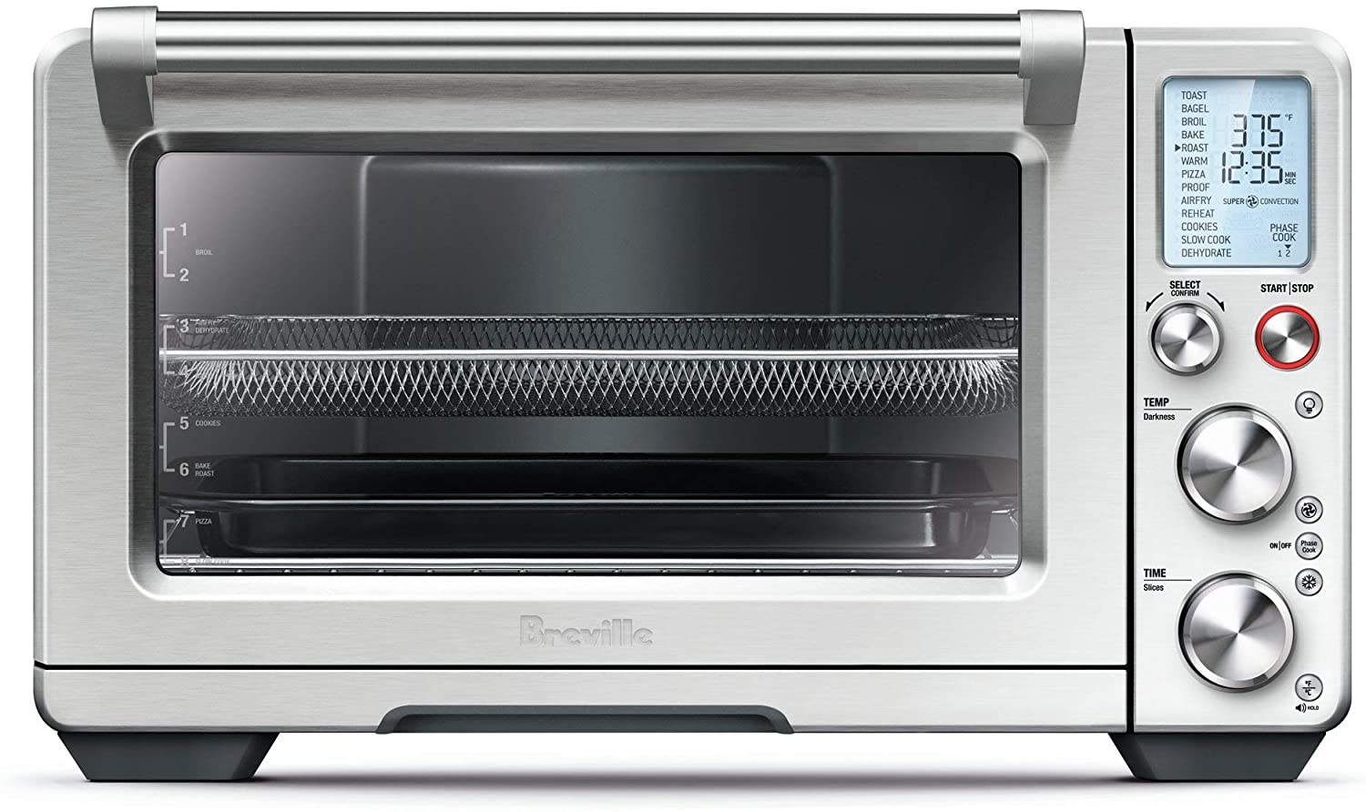 Breville BOV900BSS the Smart Oven Air Fryer Pro, Countertop Convection Oven, Brushed Stainless Steel