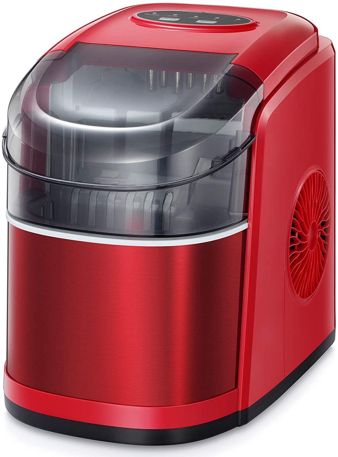 Kismile Counter top Ice Maker Machine - Red