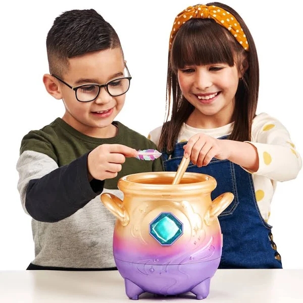 Magic Mixies Blue Interactive Plush Toy Magical Misting Cauldron