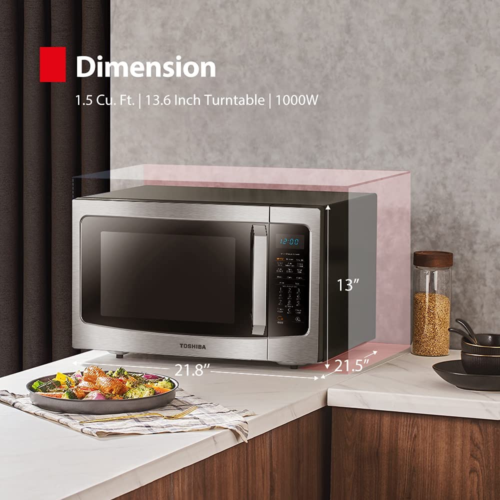 Toshiba ML-EC42P Multifunctional Microwave Oven - Stainless Steel
