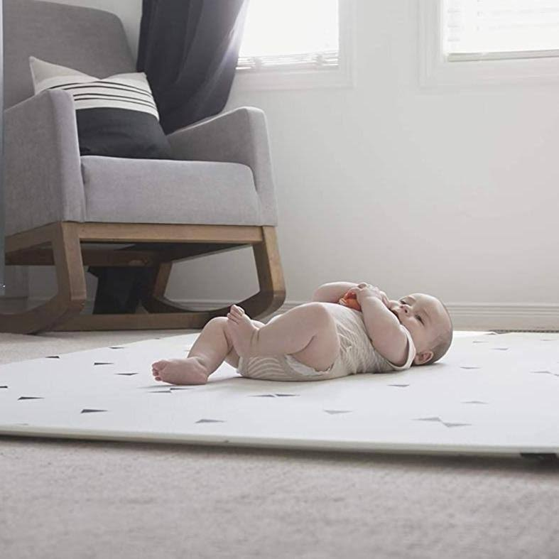 Ofie Mat By Little Bot, Soft Baby Play Mat, Reversible Foam Floor Mat,