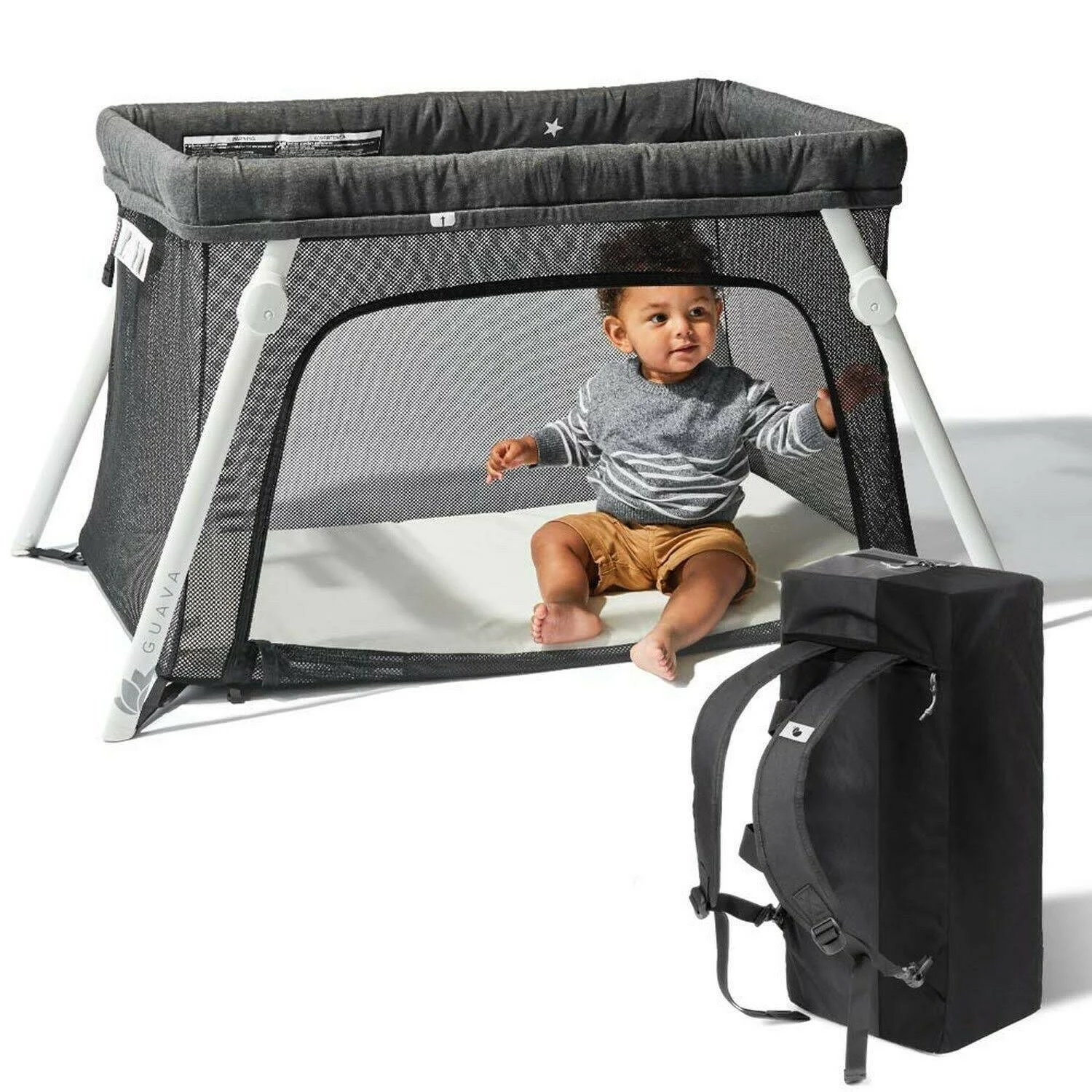 Lotus Travel Crib  C Backpack Portable, Lightweight, Easy to Pack Play-Yard