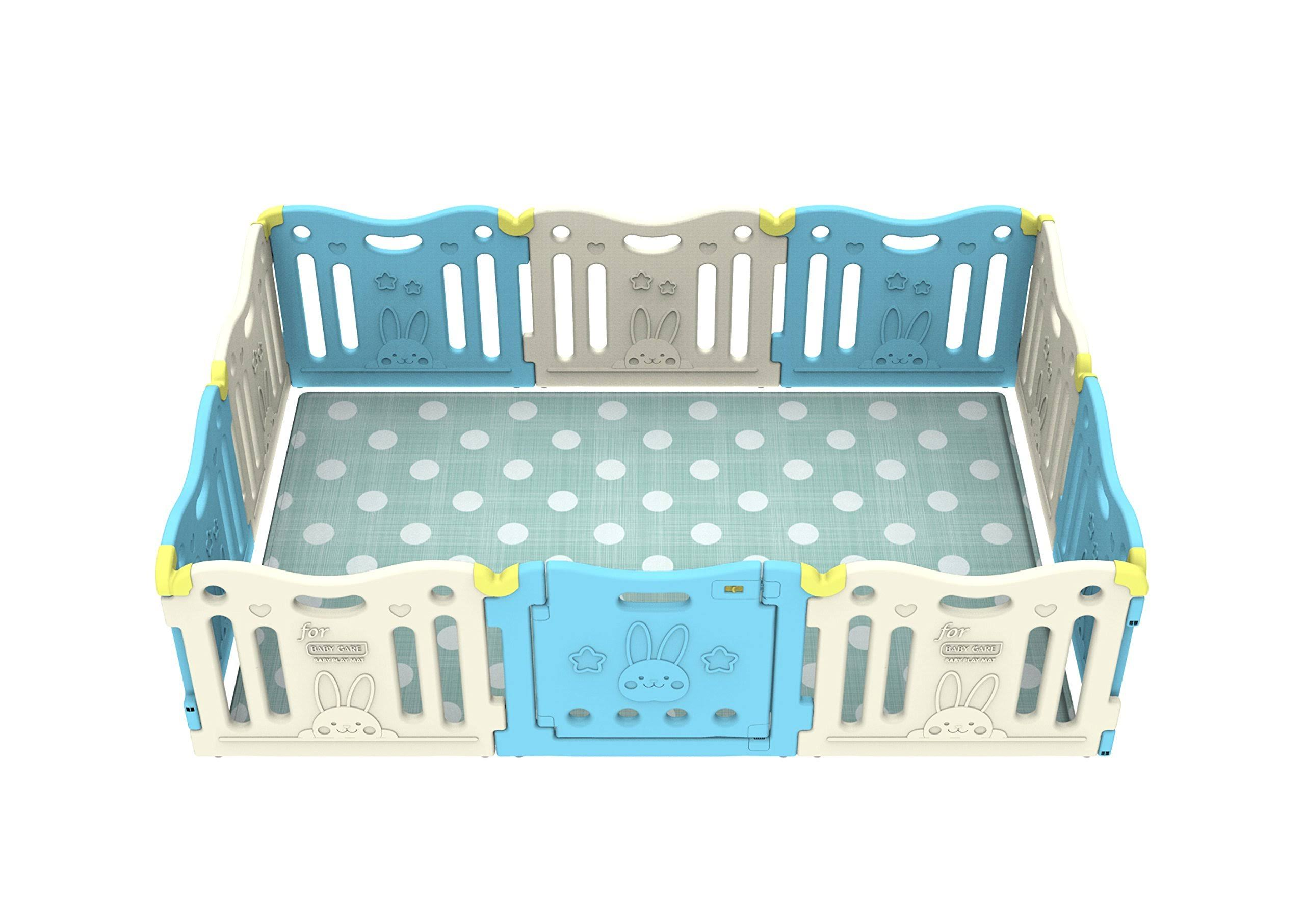 Baby Care Funzone Playpen  C Sky Blue