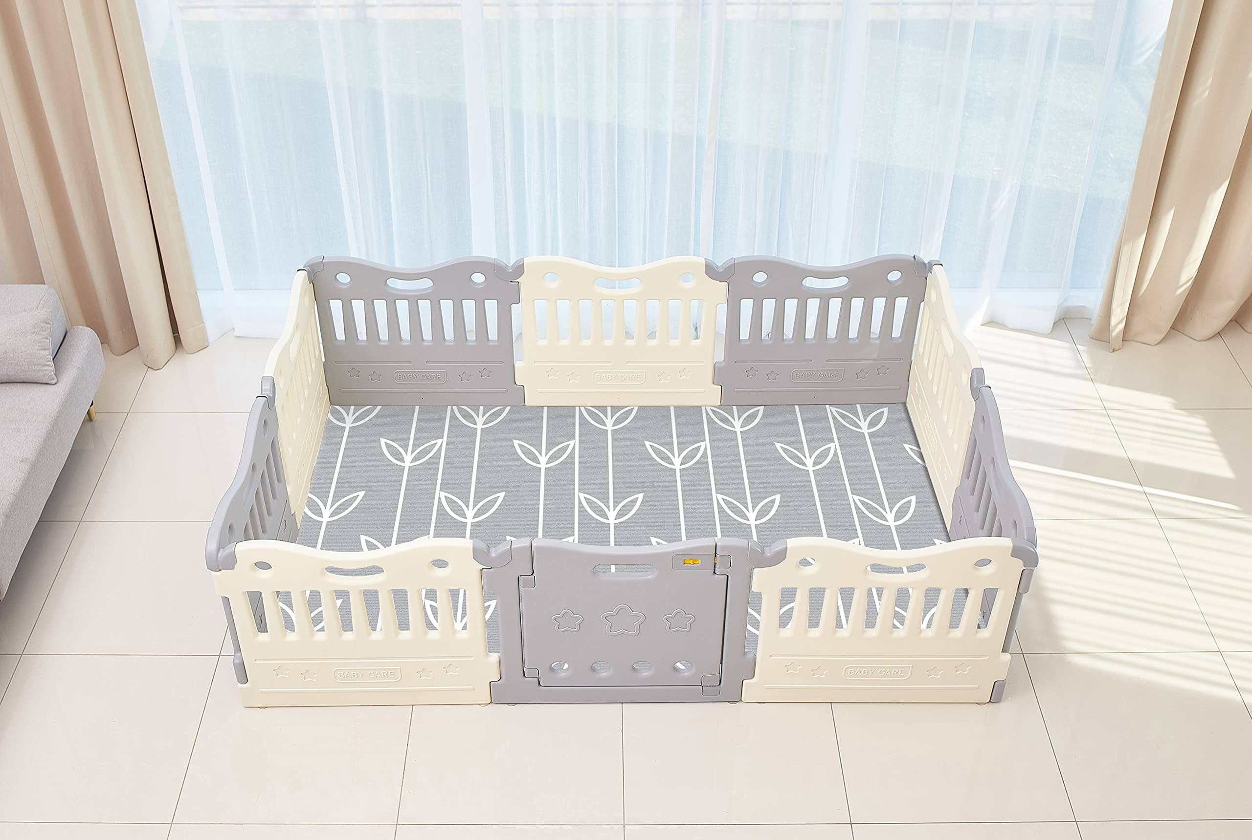 Baby Care Funzone Play Pen (Grey)