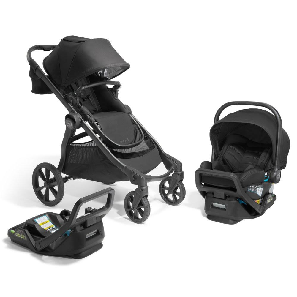 Baby Jogger City Select 2 Eco Collection Single-to-Double Modular Travel System in Lunar Black