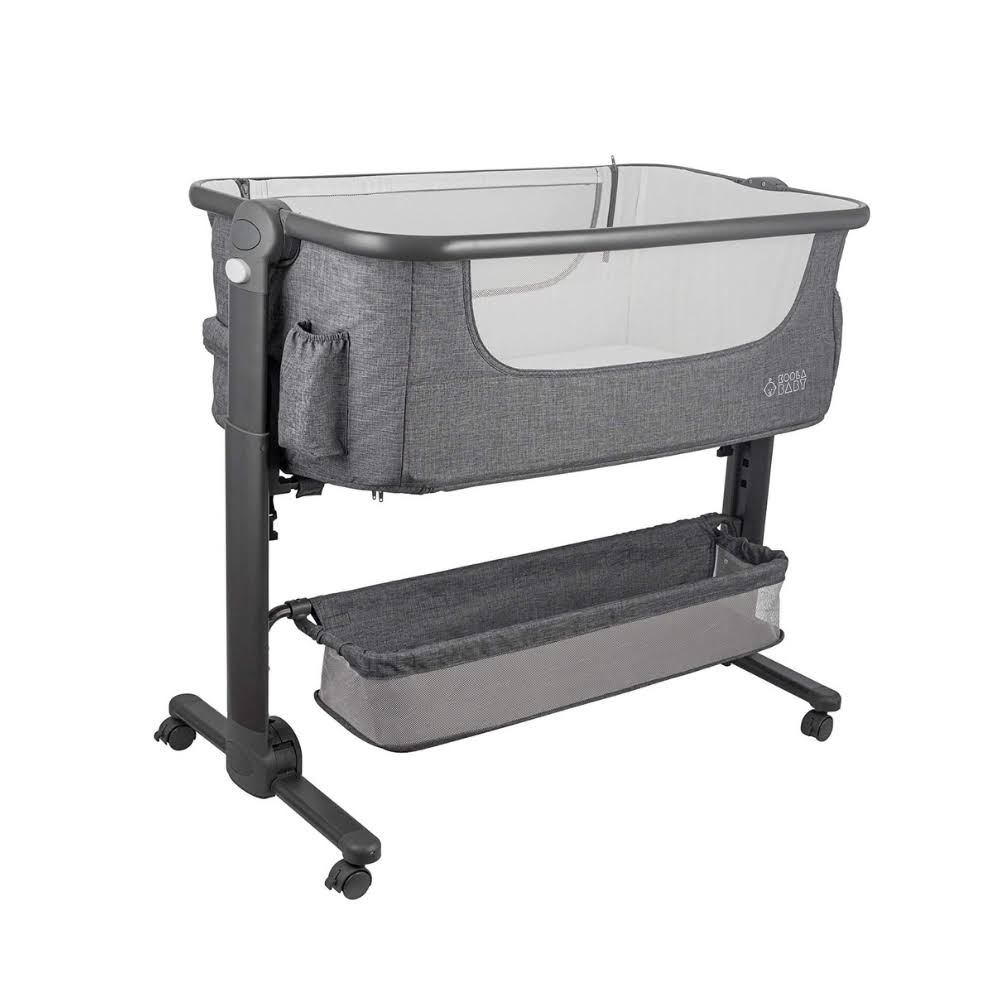 KoolerThings Baby Bassinet Bedside Sleeper for Baby Easy Folding Portable Crib with Storage