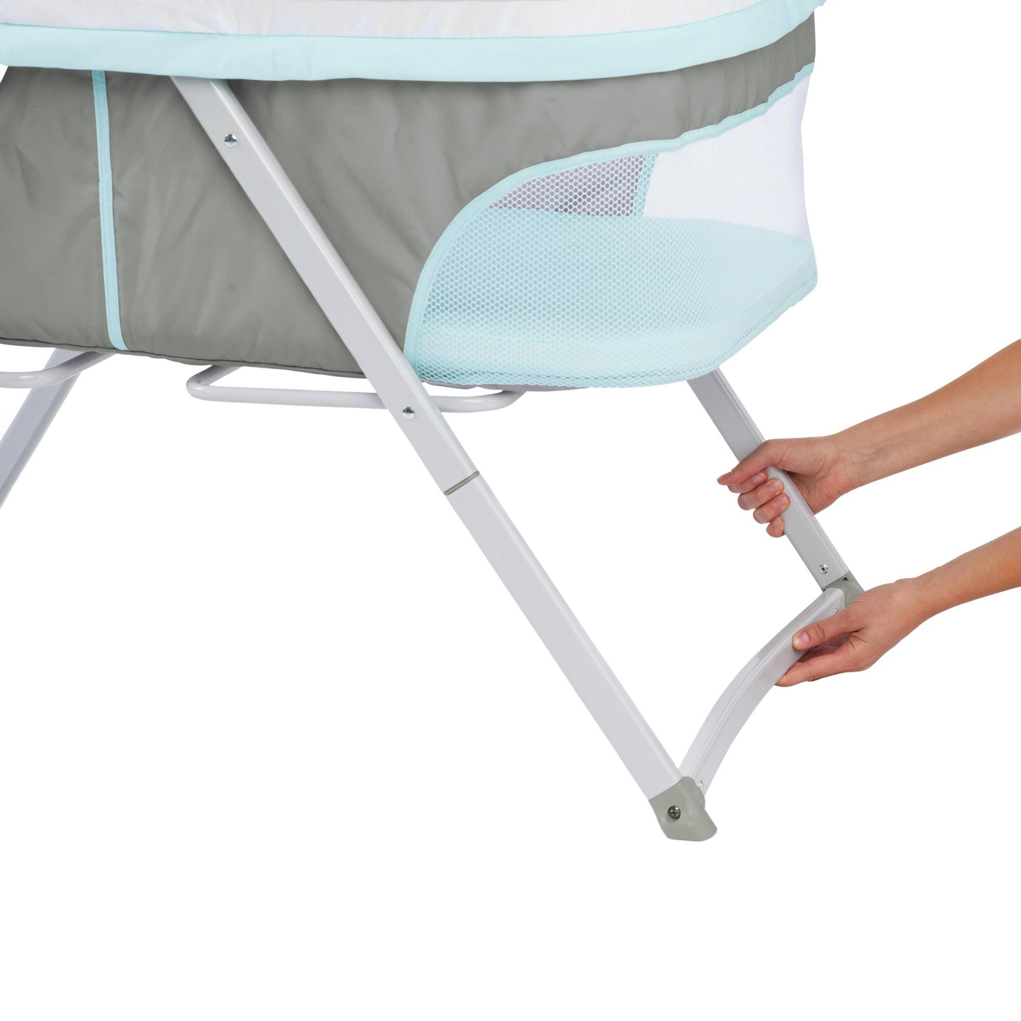 InGenuity My Baby Folding Bassinet, Grey