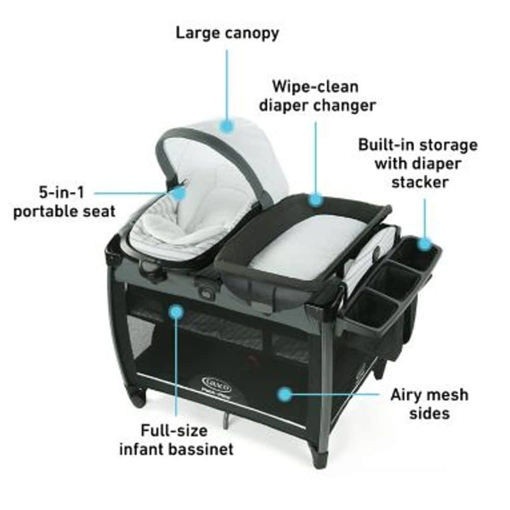 Graco Pack &n Play Rock &n Grow Playard in Hamilton