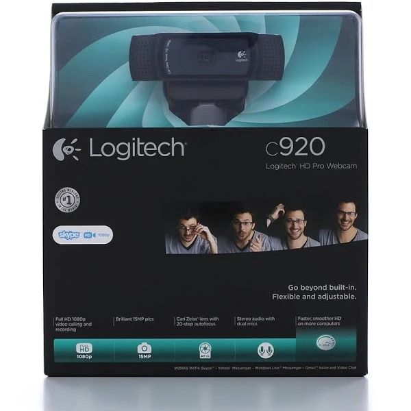 Logitech HD Pro C920 Webcam - USB 2.0