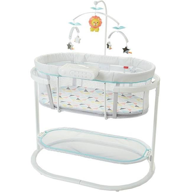 Fisher-Price Soothing Motions Bassinet, White