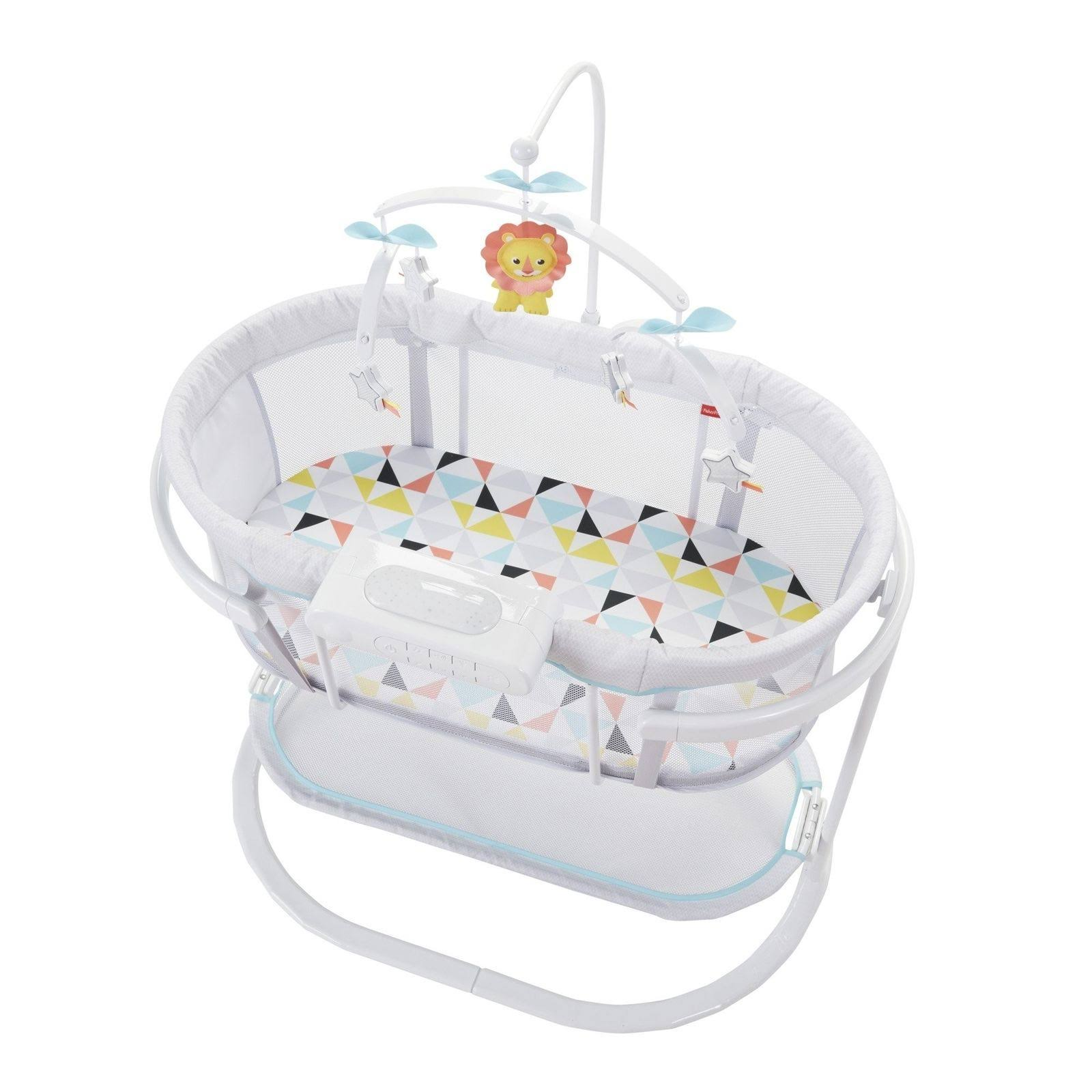 Fisher-Price Soothing Motions Bassinet, White