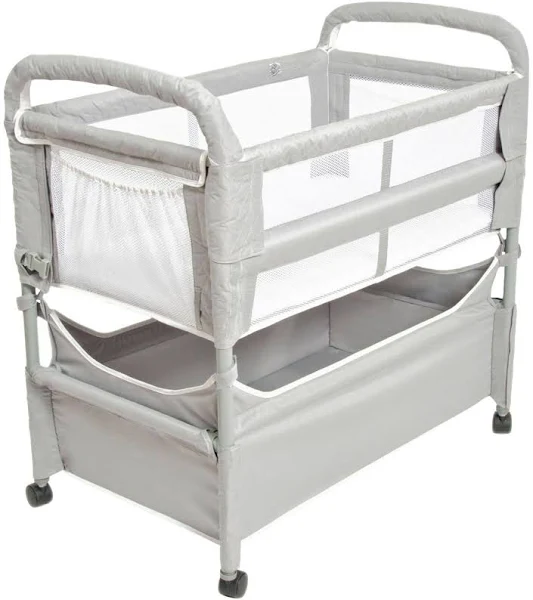 Arm¡¯s Reach Clear-Vue Co-Sleeper With Deep Basket In Grey