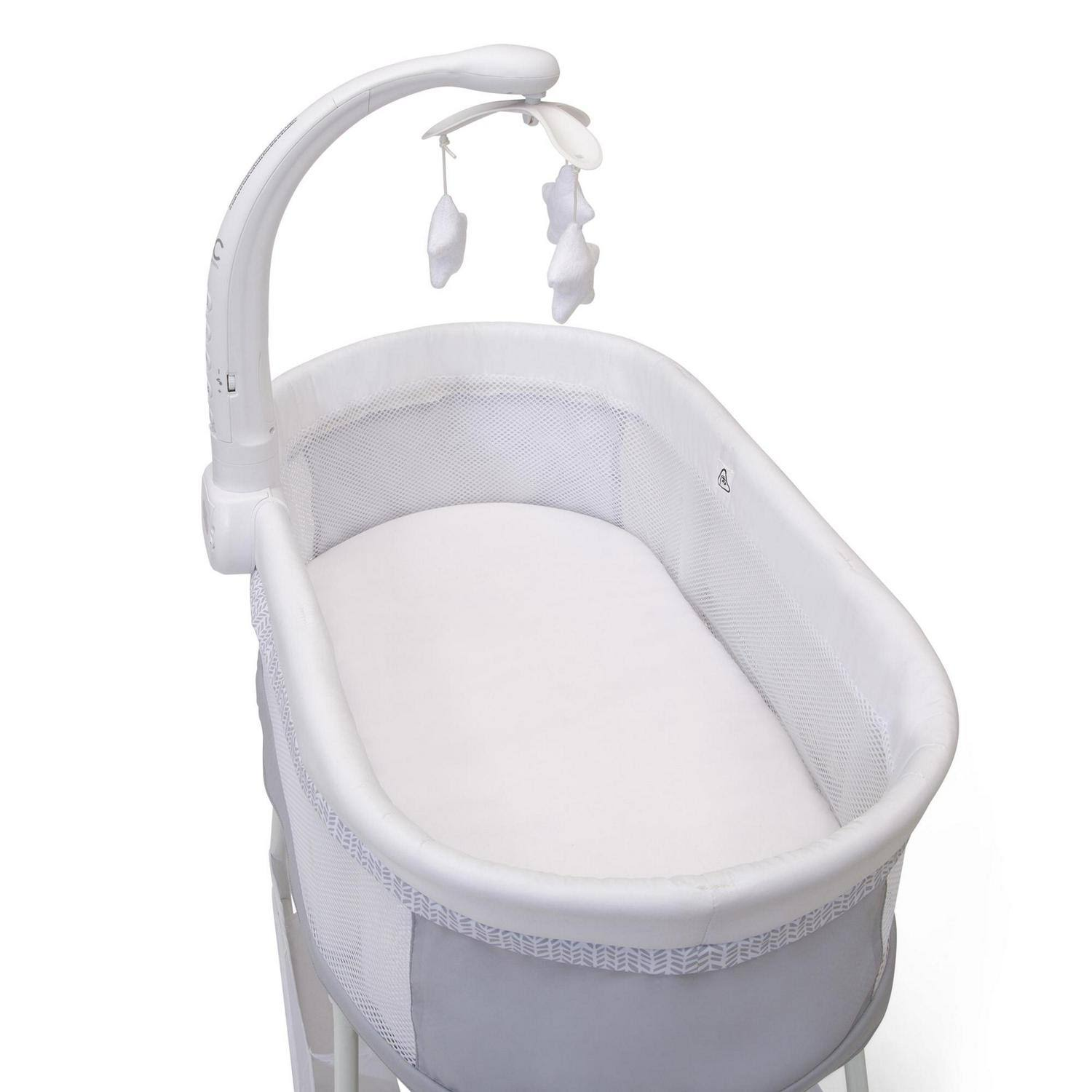 Delta Children Sweet Slumber Bassinet, Grey Summit, Gray