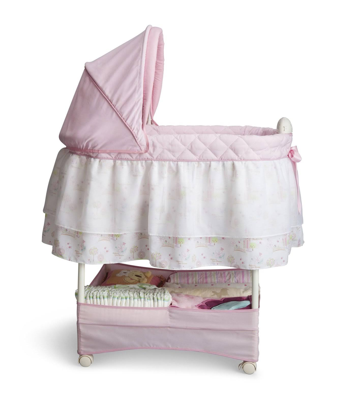 Delta Children Gliding Bassinet, Disney Princess