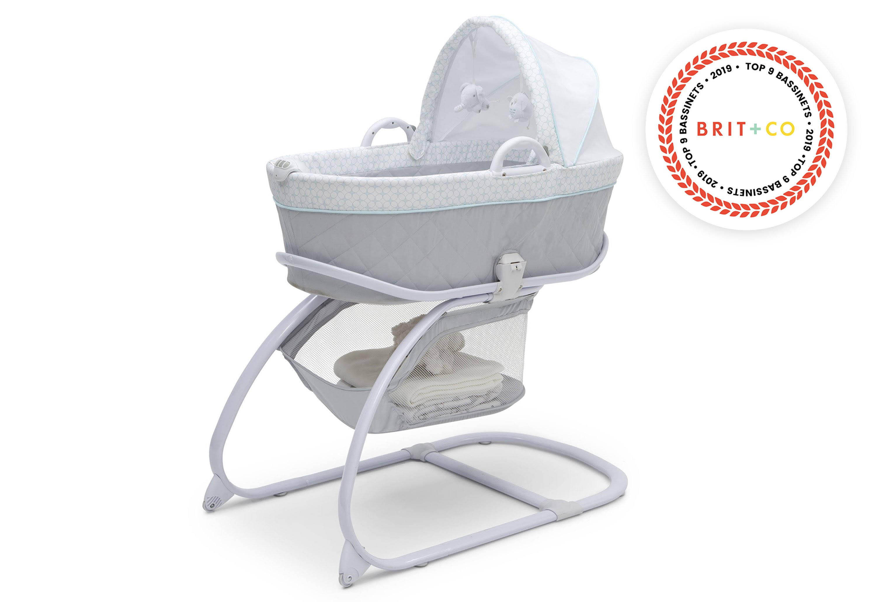 Delta Children Bassinet | Deluxe Moses | Windmill