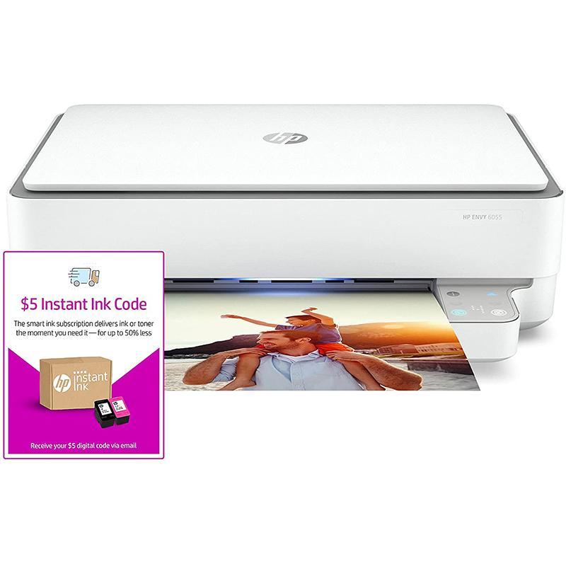 Hp Envy 6055 Wireless All In One Printer Mobile Print Scan And Copy Hp Instant Ink Ready 0316