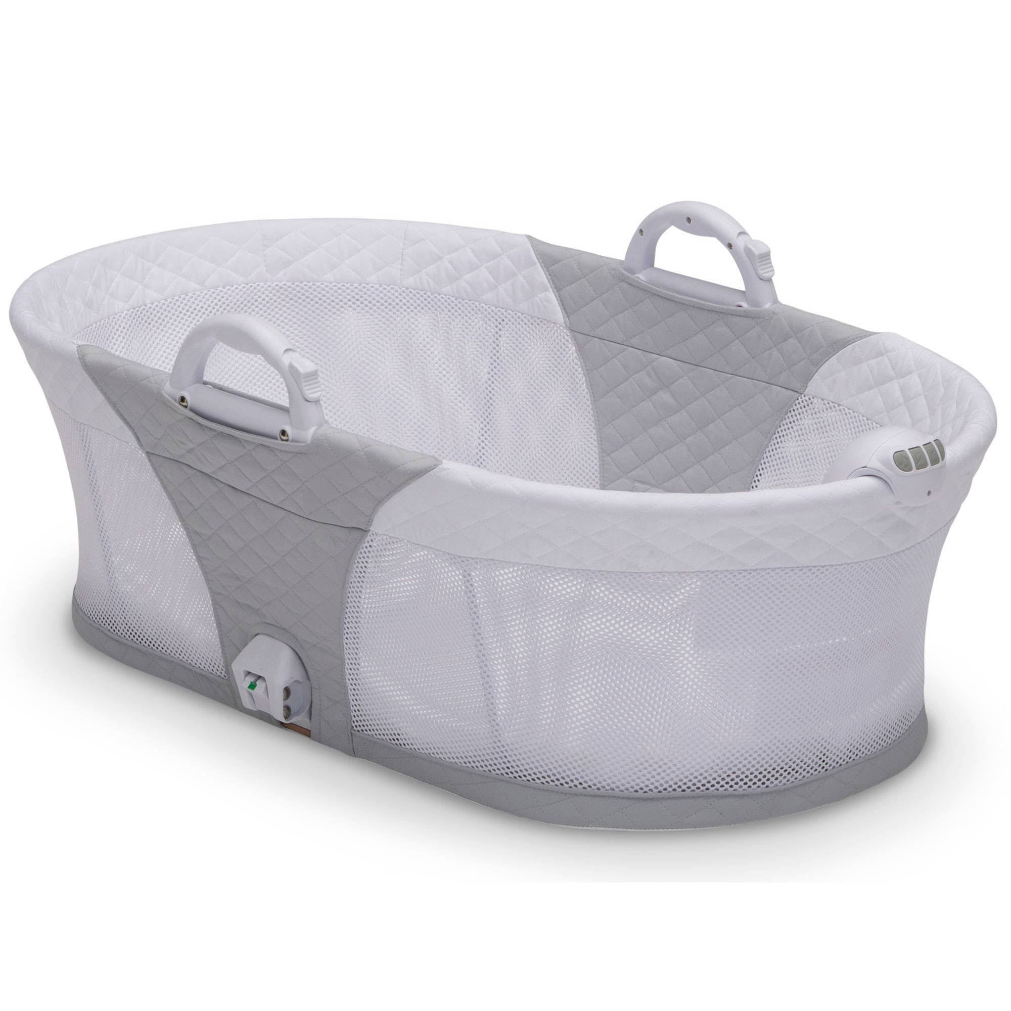 Delta Children 2-in-1 Moses Basket Bedside Bassinet Sleeper