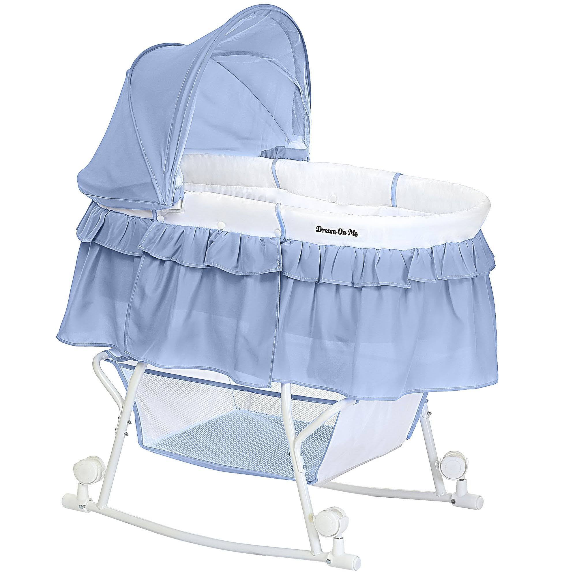 Dream on Me Lacy Portable 2 in 1 Bassinet and Cradle Serenity