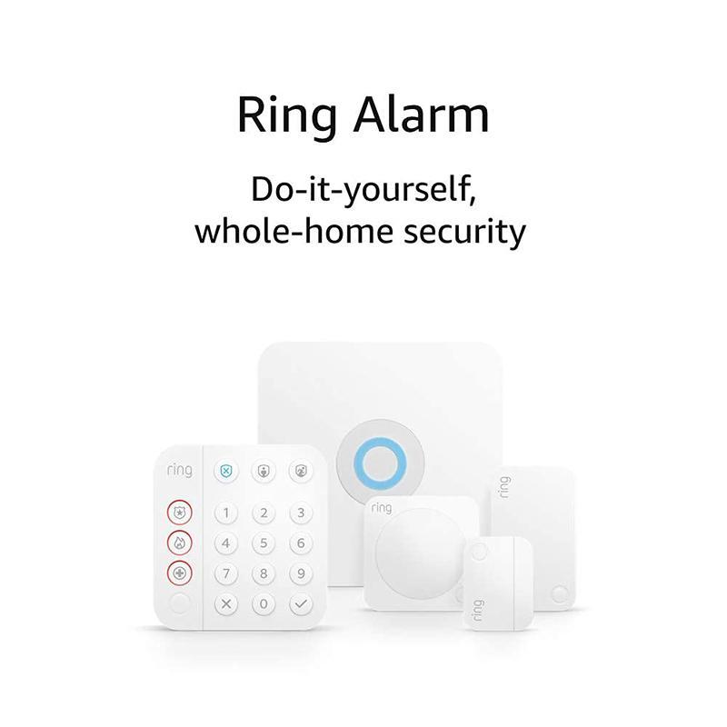 Ring Alarm 5-piece kit (2nd Gen) C home security system with optional 24-7 professional monitoring C Works with Alexa