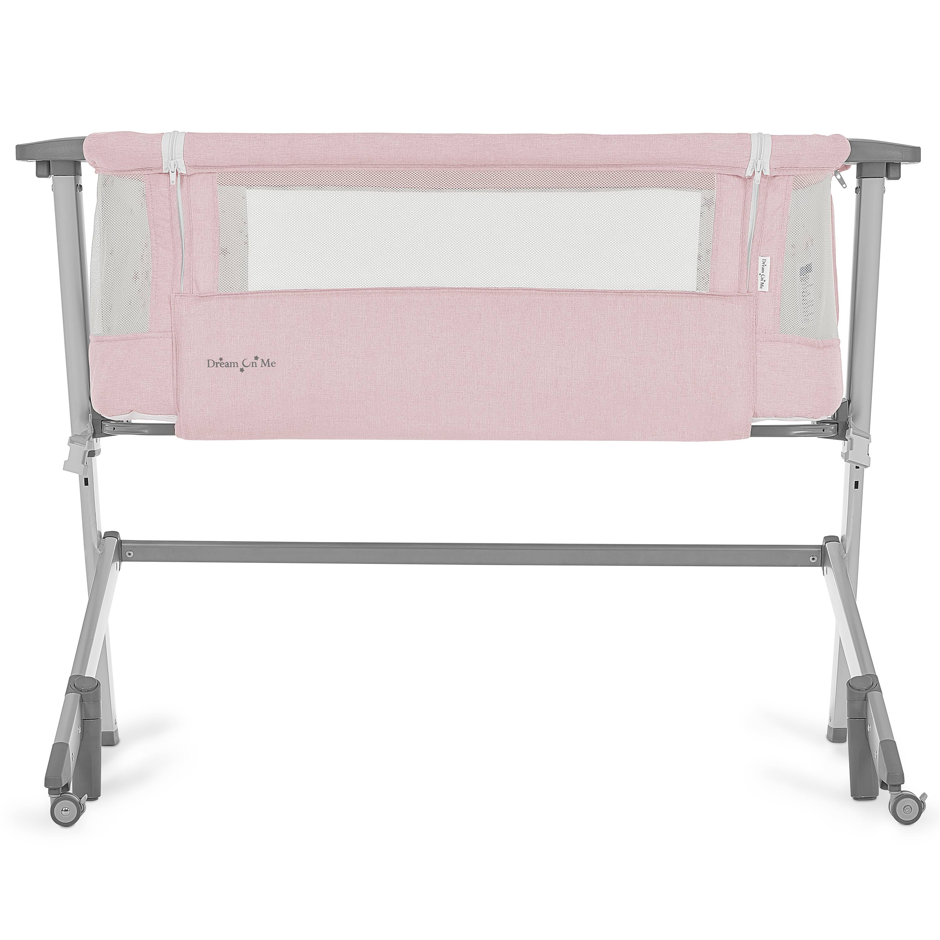 Dream on Me Skylar Bassinet & Bedside Sleeper Pink