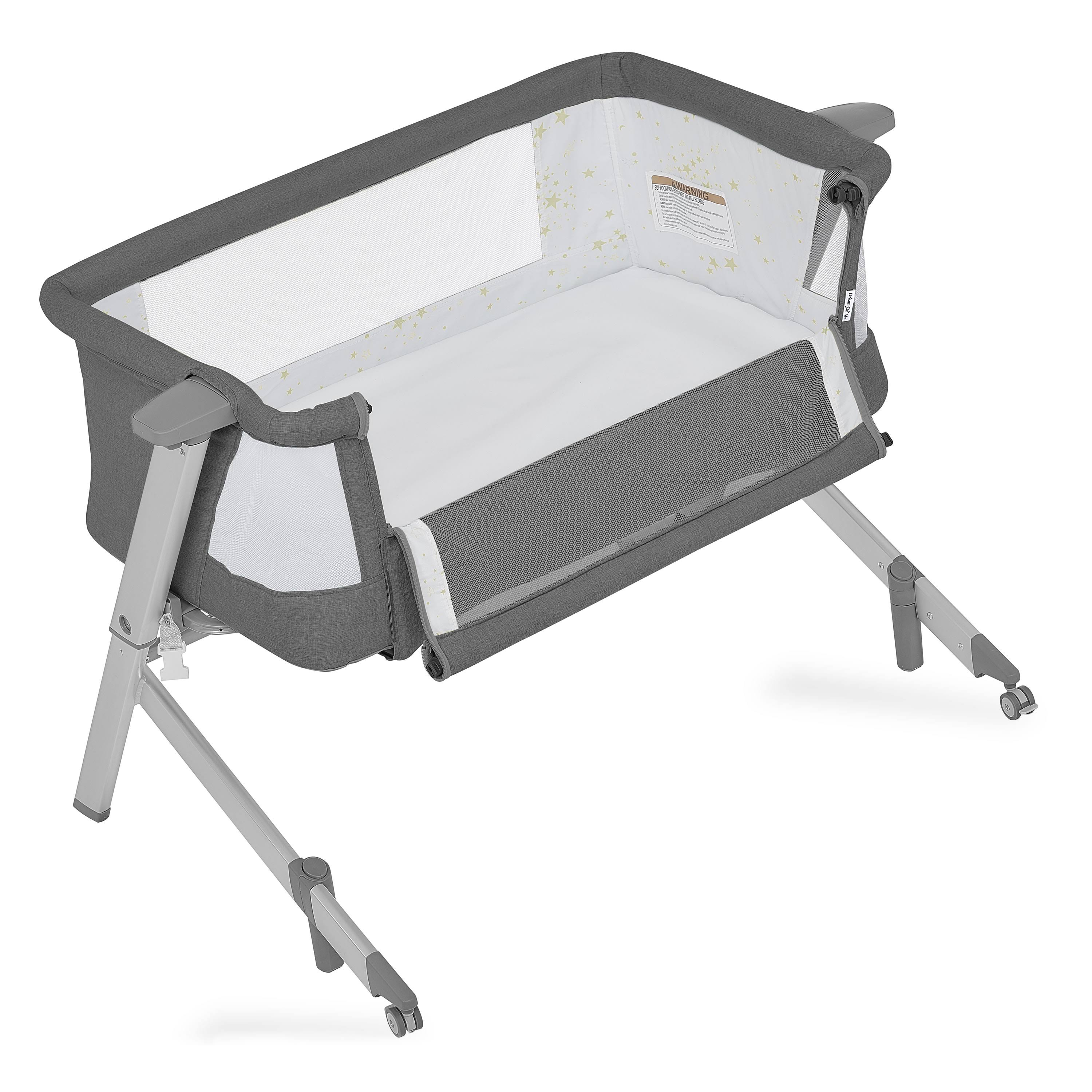 Dream on Me Skylar Bassinet & Bedside Sleeper ¨C Grey