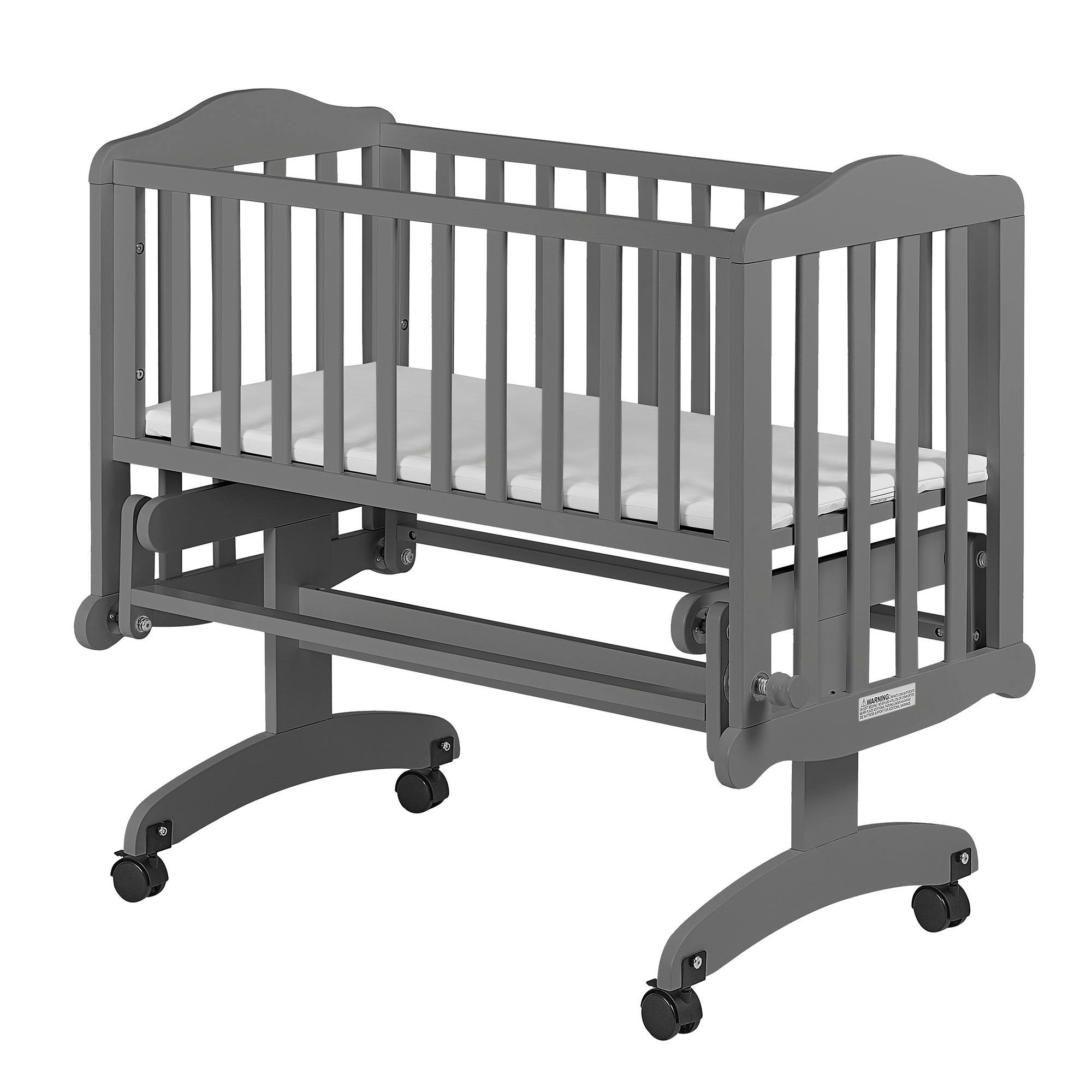 Dream on Me Lullaby Cradle Glider ¨C Steel Grey