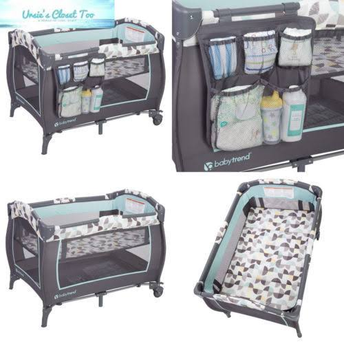 Baby Trend Trend-E Nursery Center Playard, Doodle Dots