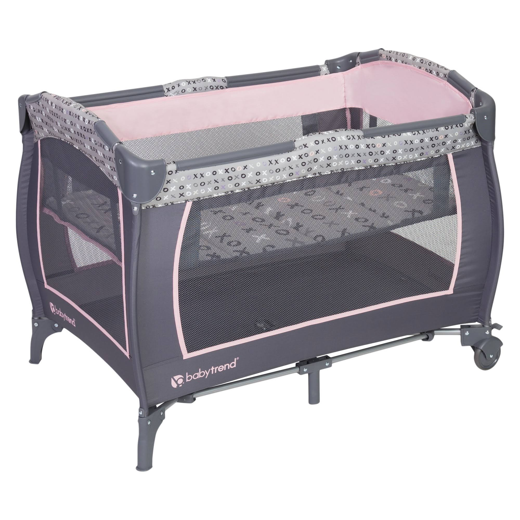 Baby Trend Trend-E Nursery Center Playard ¨C Starlight Pink