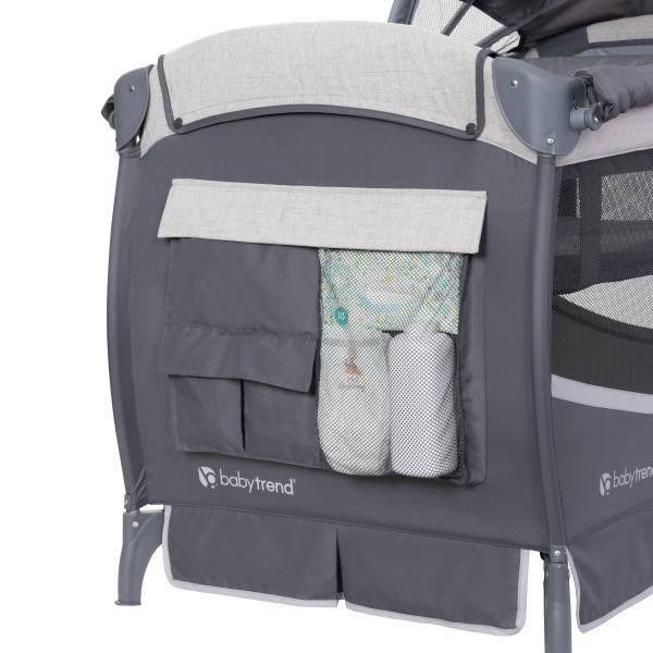 Baby Trend Deluxe II Nursery Center Portable Playard ¨C Misty Gray