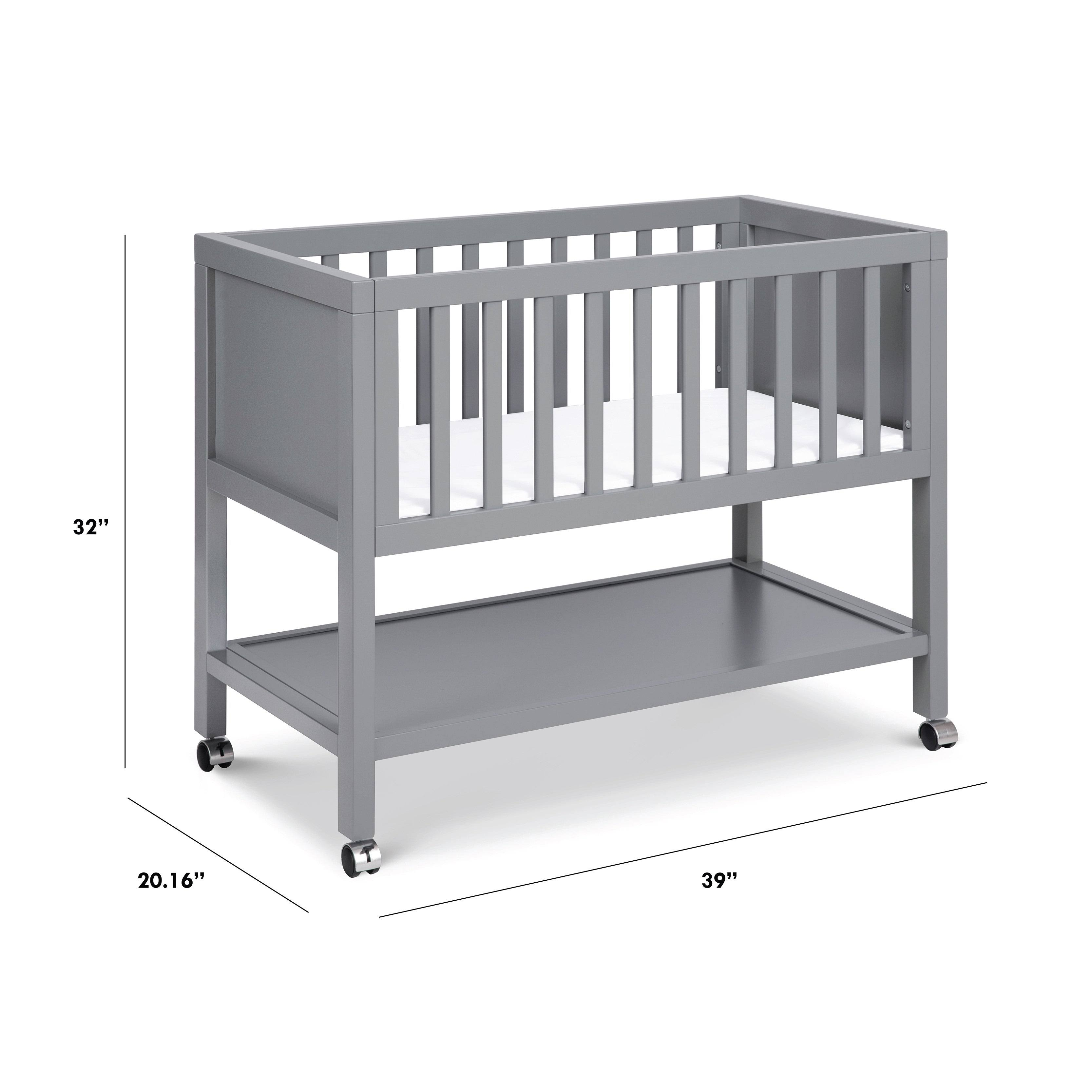 DaVinci Archie Portable Bassinet in Grey