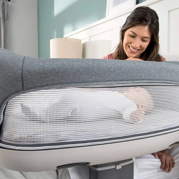 Chicco Close to You 3-in-1 Bedside Bassinet ¨C Heather Grey