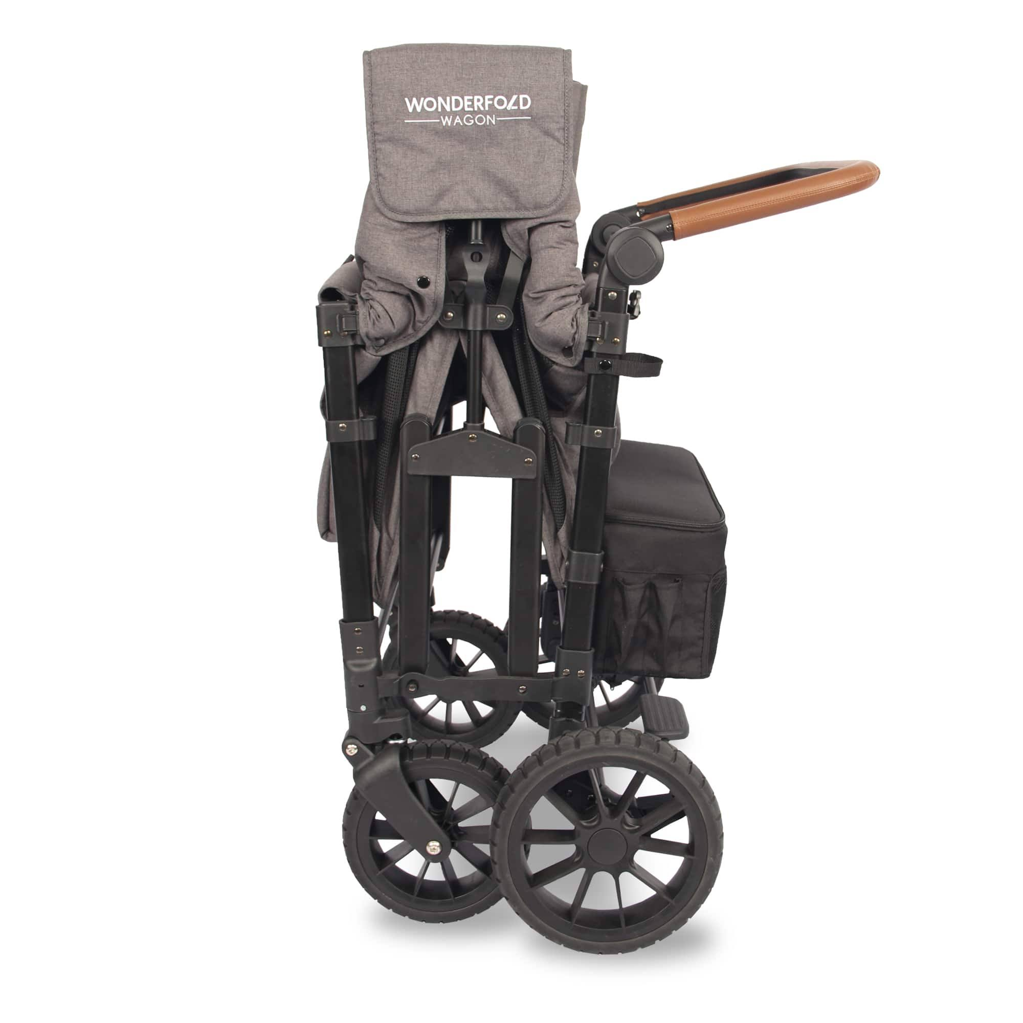 Wonderfold Wagon W4 Luxe Quad Stroller Wagon, Gray