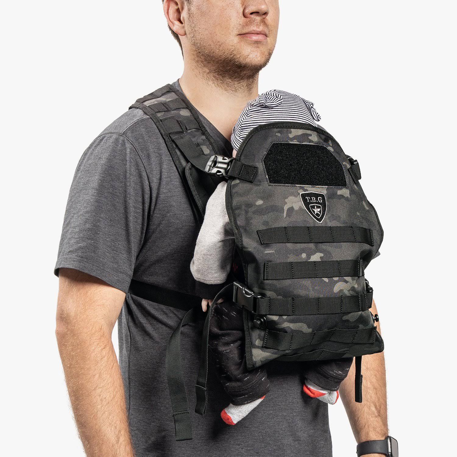 Tbg Tactical Baby Carrier (Black Camo)