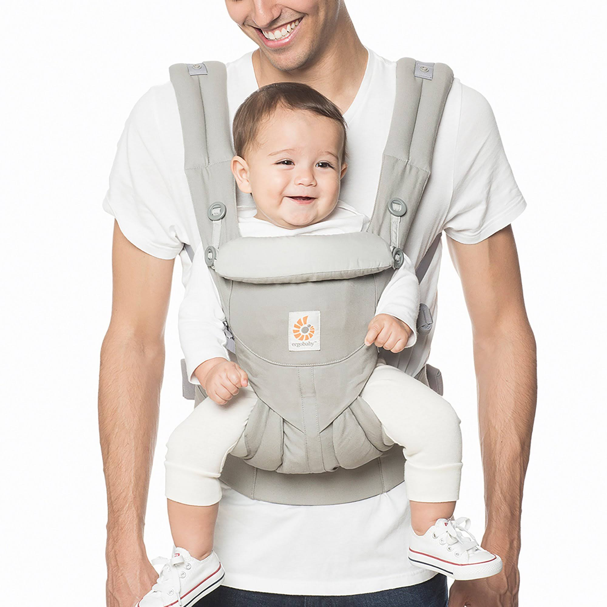 Ergobaby Omni 360 All-in-One Ergonomic Baby Carrier-Grey, Infant Unisex, Gray