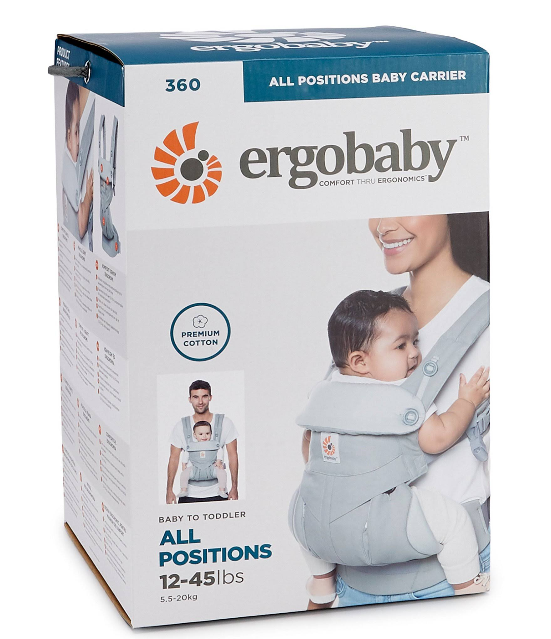 Ergobaby 360 Baby Carrier ¨C Pearl Grey