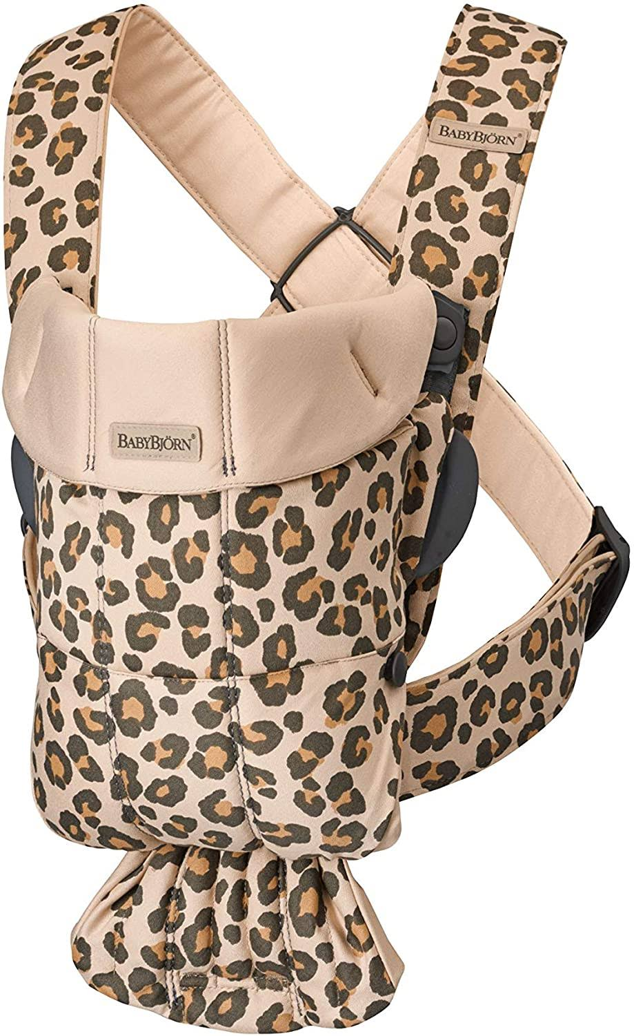 Babybjorn Baby Carrier Mini ¨C Beige/Leopard, Cotton