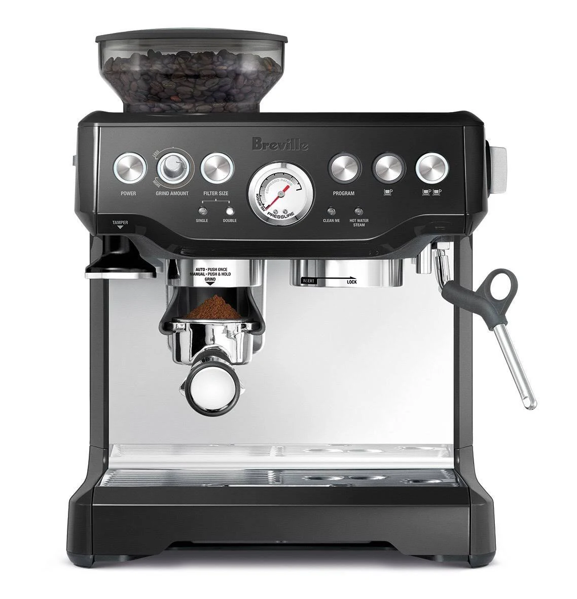 Breville Barista Express BES870XL Programmable Espresso Machine  C Black Sesame