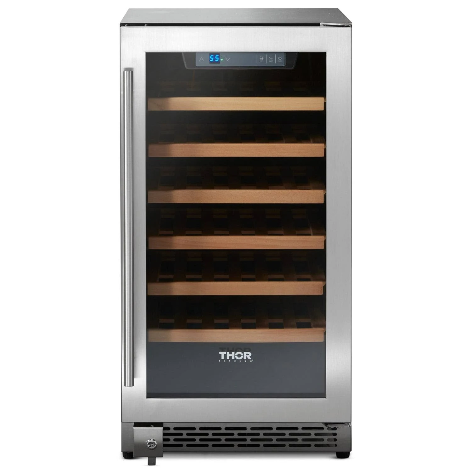 Thor Kitchen 18 in. 40 Bottle Single Zone Wine Cooler, HWC2405U