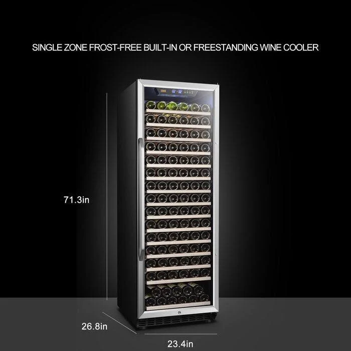 Lanbo LW177S 171 Bottle Single Zone Wine Cooler