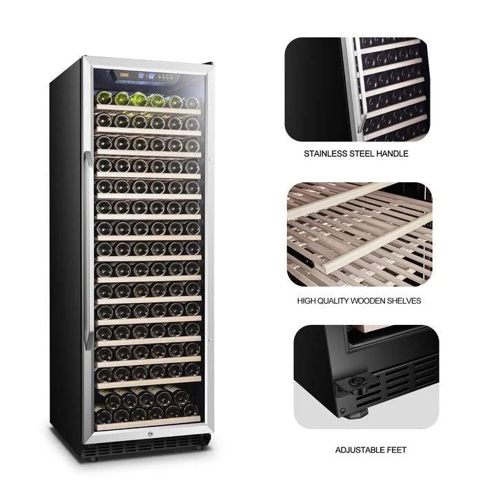 Lanbo LW177S 171 Bottle Single Zone Wine Cooler