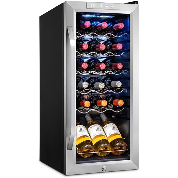 IVATION Bottle Compressor Wine Cooler Refrigerator Lock