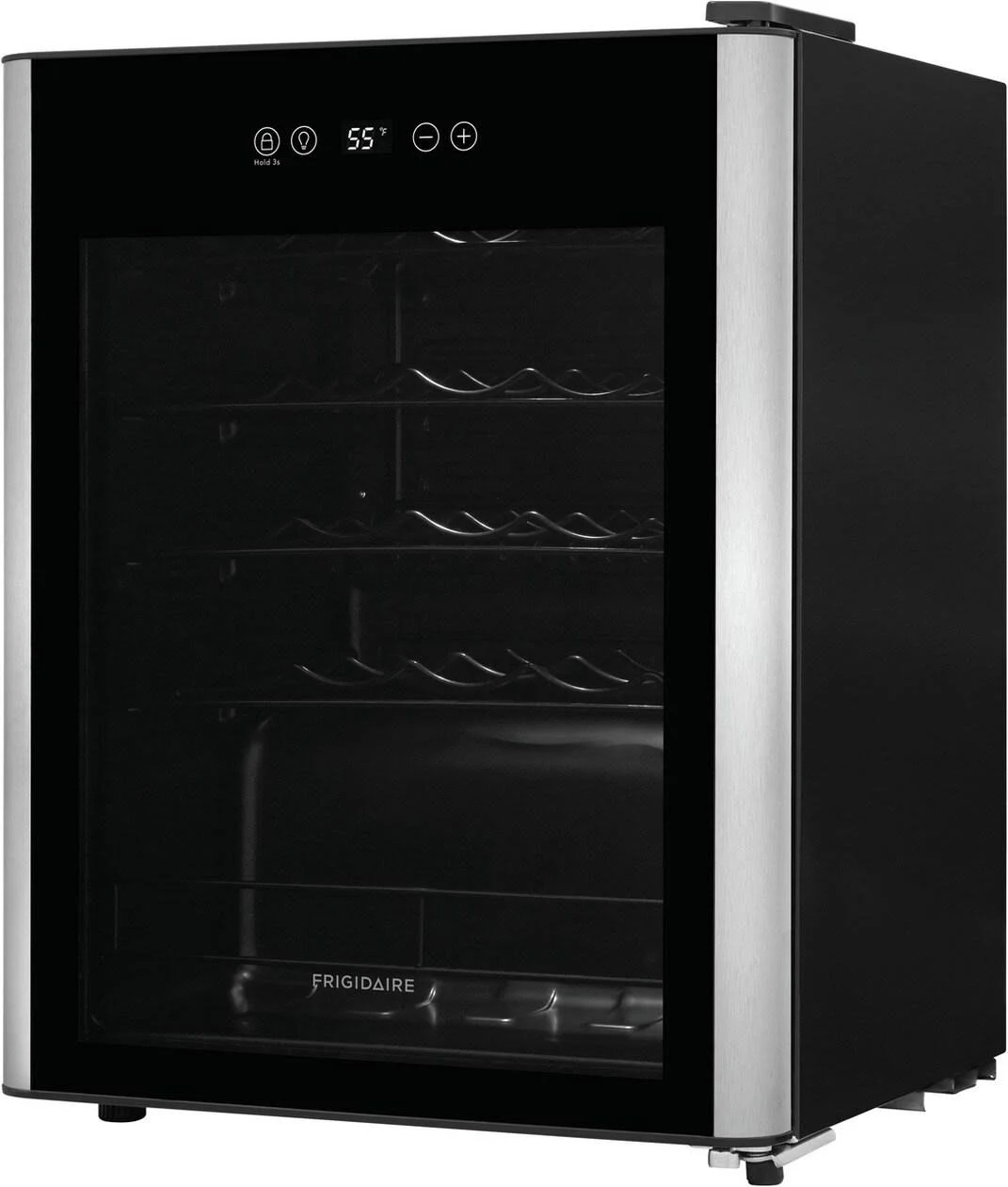 Frigidaire 24-Bottle Capacity Black Wine Chiller Frww2432av