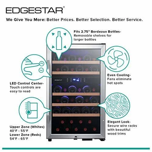 EdgeStar 38 Bottle Wine Cooler – CWF380DZ