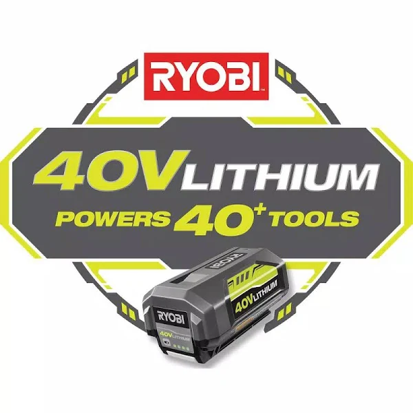 Ryobi 40-Volt Lithium-Ion Cordless String Trimmer  C 1.5 Ah Battery and Charger