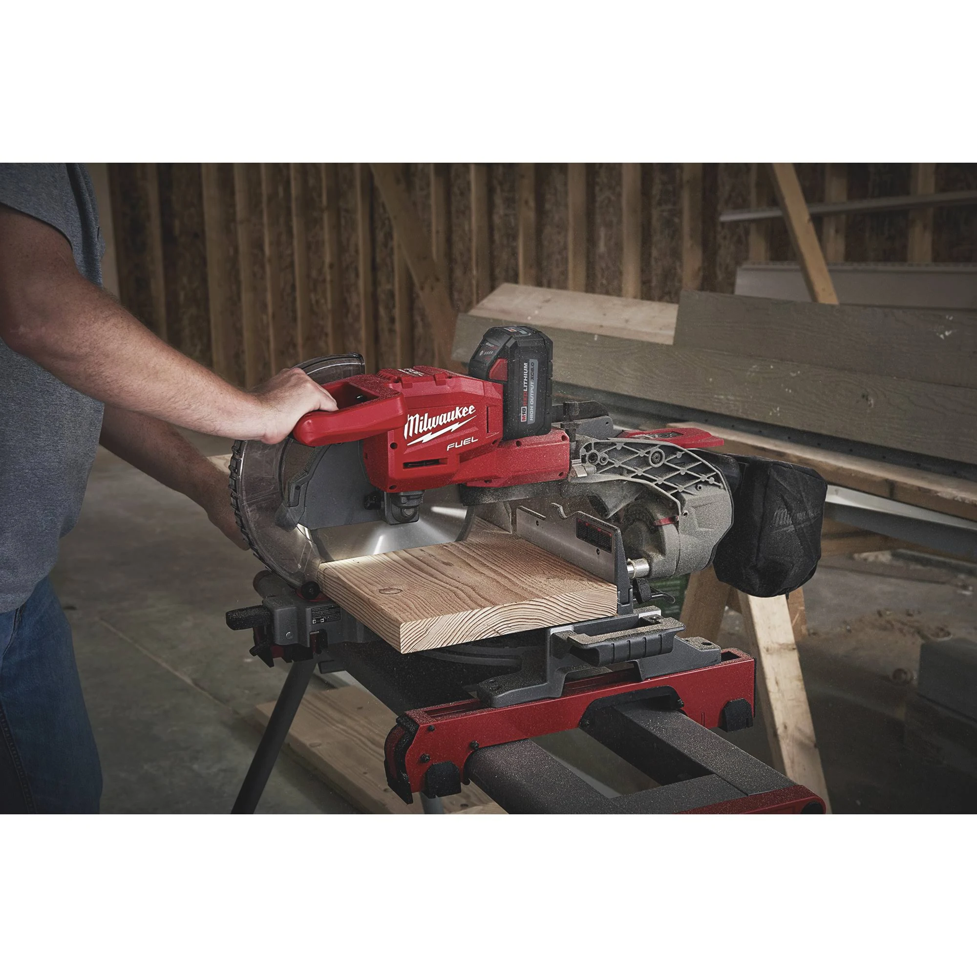 Milwaukee 2734-21HD M18 Fuel 10″ Dual Bevel Sliding Miter Saw Kit