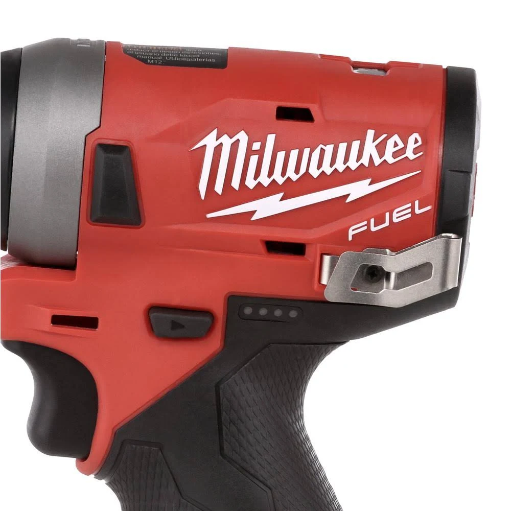 Milwaukee 2553-20 M12 Fuel 1/4″ Hex Impact Driver  C Bare Tool